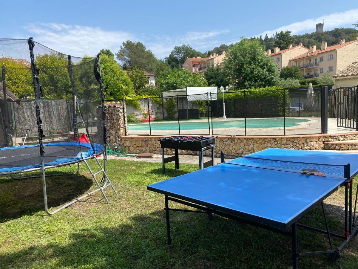 3 Pieces Climatise En Rez De Jardin Avec Piscine Lejlighed Villeneuve-Loubet Eksteriør billede